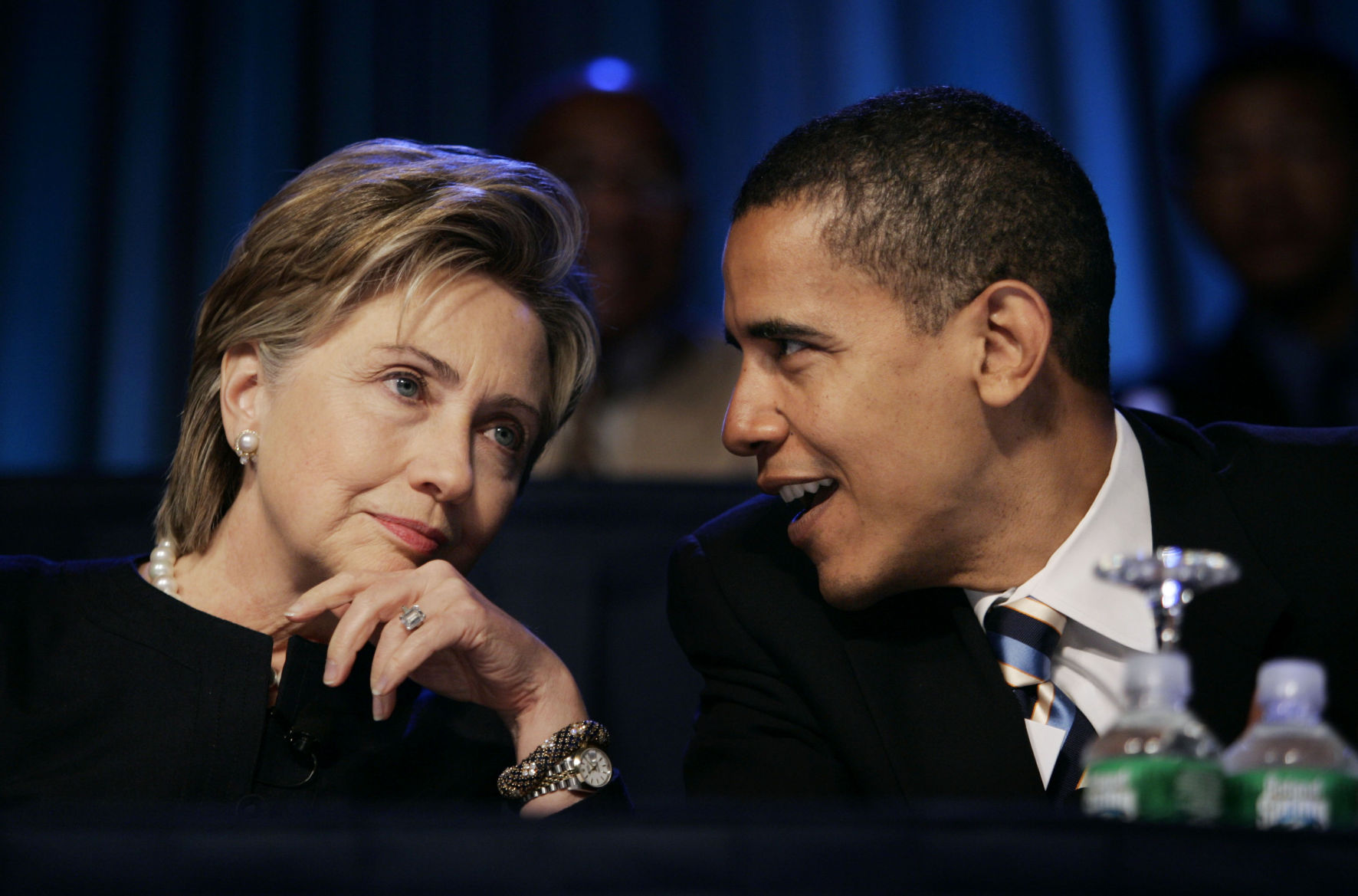 Hillary Rodham Clinton and Barack Obama, 2006